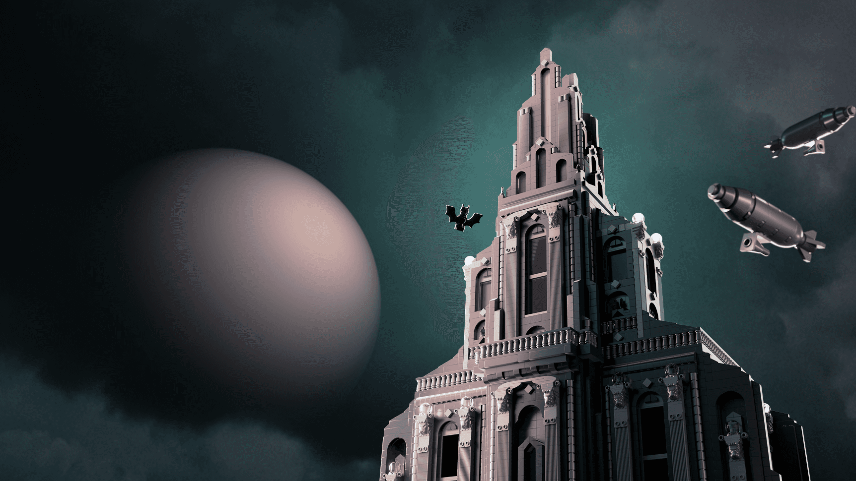 emagineer LEGO gothic tower build
